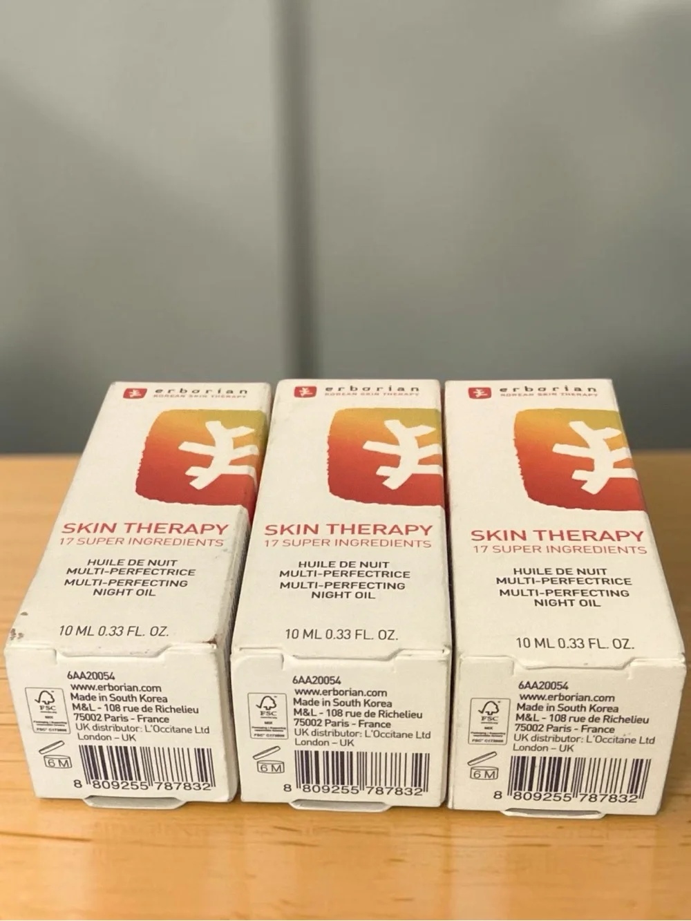 Korean Skincare Erborian Skin Therapy Night Oil Emulsion